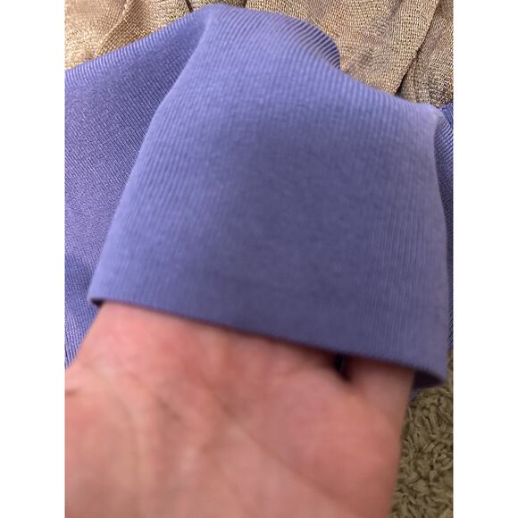 Anthropologie NWT Purple Flounce Knit Tassel Tie Strap Cropped Tank Top Sz Large - Picture 11 of 12